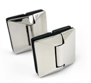 Atlantic Soft Close Glass Hinge 530 Series - SS2205 - Pair of 2.