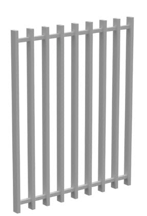 BARR Pool Fence Gate 50X25mm profile, 975mm Wide x 1200 or 1800mm High.