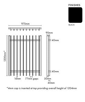 Blade Fence Gate