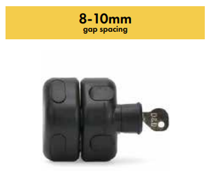 Face Mount latch lockable (D&D Technologies)- Black