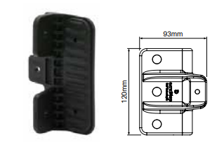 D&D Gate Stop for face mount latch