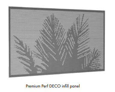 Premium Perf Full or Deco Infill Panel Only 1988mm W x 1188mm H