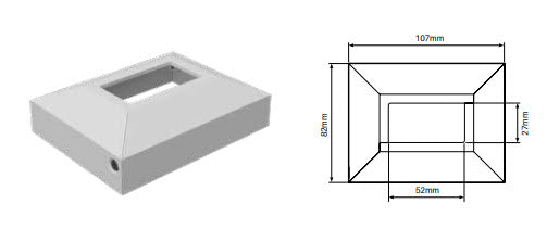 BARR Fence or Balustrade Post Dressing Ring's