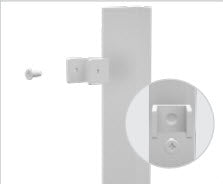 BARR Fence or Balustrade Pannel Fixing Brackets "C" type or Extended "C"