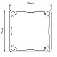 Heavy Duty Post 50x50x 1.8mm wall Premium Perf or Other