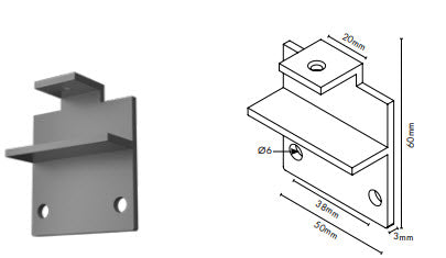 Balustrade Hand Rail Caps & Fixing Brackets