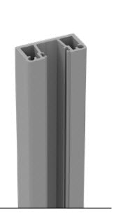 Half Post 50x25x3mm For Premium Perf & Premium Perf Balustrade 1400mm or 5800mm