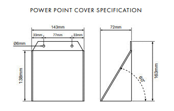 Tap or Powe Point Toe Hold Cover