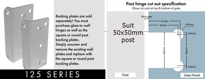 Polaris Soft Close Hinges 125 Series & 155 Series Hinge Sets & Brackets