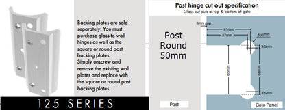 Polaris Soft Close Hinges 125 Series & 155 Series Hinge Sets & Brackets