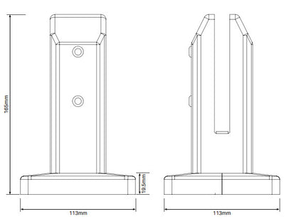 Spigot Insulator Cover to Eliminate Earthing Requirements Core Drill & Base plated