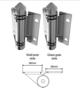 Master Range SS316 Series Hinges