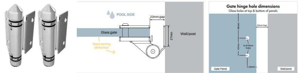 Master Range SS316 Series Hinges – Outdoor Installs