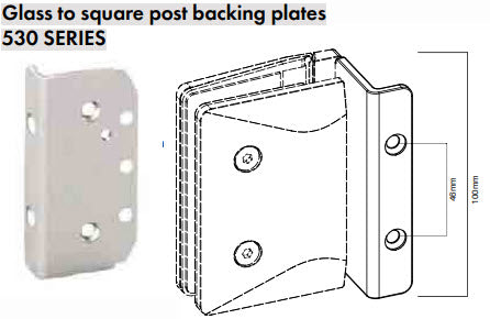 Atlantic Soft Close Hinge 530 Series - SS2205 - Pair of 2