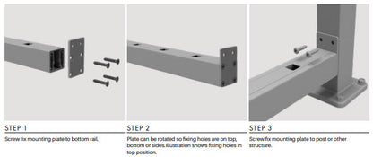 AIRE Balustrade Rail Mounting Plate