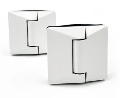 Atlantic Soft Close Glass Hinge 530 Series - SS2205 - Pair of 2.