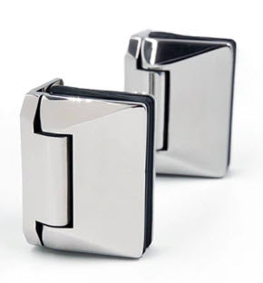 Atlantic Soft Close Glass Hinge 530 Series - SS2205 - Pair of 2.