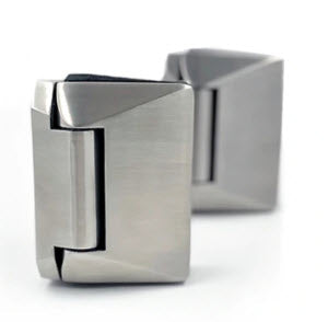 Atlantic Soft Close Glass Hinge 530 Series - SS2205 - Pair of 2.