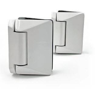 Atlantic Soft Close Glass Hinge 530 Series - SS2205 - Pair of 2.