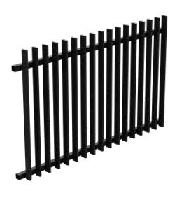 Blade Fence Panel 1000mm H x 1700mm W - Ideal for boundary fencing.