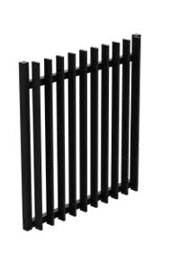 Blade Fence Gate 1000mm H x975mm W - Ideal for boundary fencing.