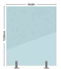 Glass Pool Fence Panels 12mm Thick Clear Frameless Toughened Glass From 200mm W > 2000mm W x 1200mm H