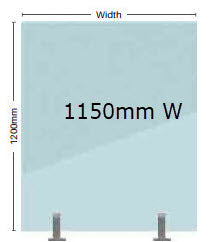 Glass Pool Fence Panel 12mm Thick Clear Frameless Toughened Glass From 200mm W > 2000mm W x 1200mm H
