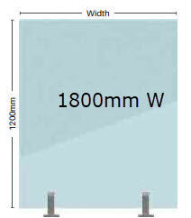 Glass Pool Fence Panel 12mm Thick Clear Frameless Toughened Glass From 200mm W > 2000mm W x 1200mm H