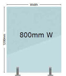 Glass Pool Fence Panel 12mm Thick Clear Frameless Toughened Glass From 200mm W > 2000mm W x 1200mm H