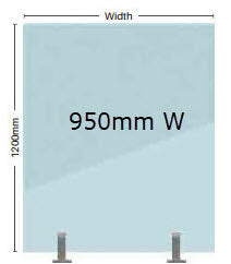 Glass Pool Fence Panel 12mm Thick Clear Frameless Toughened Glass From 200mm W > 2000mm W x 1200mm H