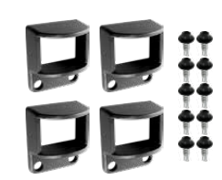 Bracket Horizontal or Vertical 38x25mm 4pack with tek screws for Premium Perf Panel and more