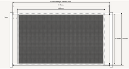 Premium Perf Full Panel Kit - Bracket Fix / Full Perf or Palm Perf infill (Perforated)