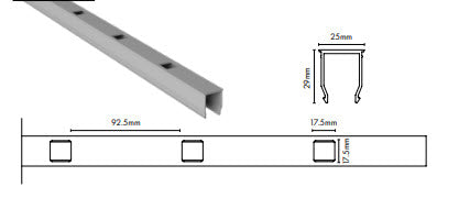 AIRE Balustrade Inserts for Baluster Spacing - Standard or Raked