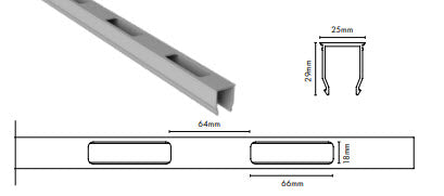 AIRE Balustrade Inserts for Baluster Spacing - Standard or Raked